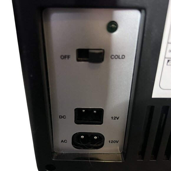 Frigidaire 6 Can Mini Fridge Retro Portable Black For Car Office Dorm Bedroom - Picture 10 of 12